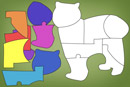 Screenshot - Toddler iphone puzzle - Tiger Screenshot - Preschool iphone app - Tiger